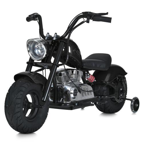 Мотоцикл M 6016AL-2(36V) (1шт) 2*18V9AH, 1*350W, USB, BLUETOOTH, TF, шкіра, чорний - Vitol Мотоцикл M 6016AL-2(36V) (1шт) 2*18V9AH, 1*350W, USB, BLUETOOTH, TF, шкіра, чорний
