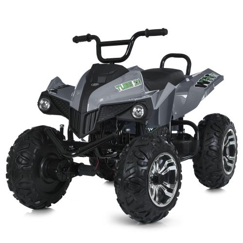 Квадроцикл M 5102EL-11(24V) (1шт) 24V7AH*1, 4*90W, BLUETOOTH, USB, EVA, світло, музика, шкіра, сірий - Vitol Квадроцикл M 5102EL-11(24V) (1шт) 24V7AH*1, 4*90W, BLUETOOTH, USB, EVA, світло, музика, шкіра, сірий