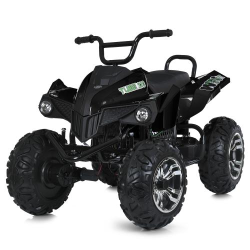 Квадроцикл M 5102EL-2(24V) (1шт) 24V7AH*1, 4*90W, BLUETOOTH, USB, EVA, світло, музика, шкіра, чорний - Vitol Квадроцикл M 5102EL-2(24V) (1шт) 24V7AH*1, 4*90W, BLUETOOTH, USB, EVA, світло, музика, шкіра, чорний