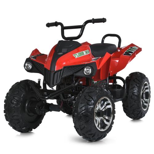 Квадроцикл M 5102EL-3(24V) (1шт) 24V7AH*1, 4*90W, BLUETOOTH, USB, EVA, світло, музика, шкіра, червоний - Vitol Квадроцикл M 5102EL-3(24V) (1шт) 24V7AH*1, 4*90W, BLUETOOTH, USB, EVA, світло, музика, шкіра, червоний