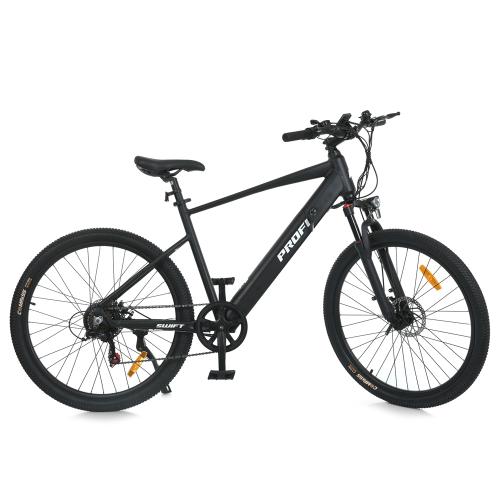 Електровелосипед 27,5д. MEB 275 SWIFT-1 (1шт) мот350W,бат36V10AH,р-р кол .27.5*2.35, чорний мат - Vitol Електровелосипед 27,5д. MEB 275 SWIFT-1 (1шт) мот350W,бат36V10AH,р-р кол .27.5*2.35, чорний мат