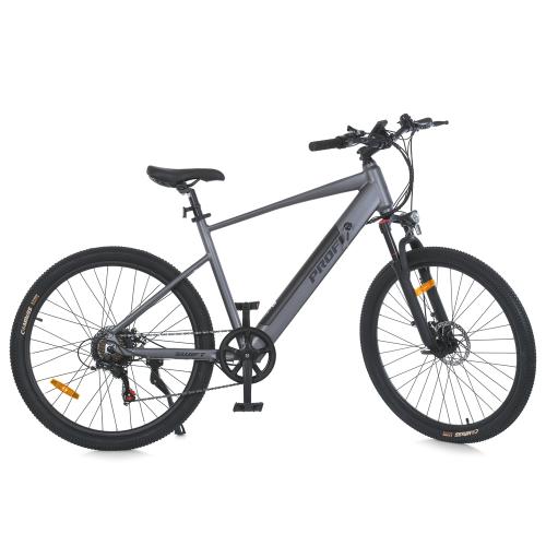 Електровелосипед 27,5д. MEB 275 SWIFT-2 (1шт) мот350W,бат36V10AH,р-р кол .27.5*2.35, сірий мат - Vitol Електровелосипед 27,5д. MEB 275 SWIFT-2 (1шт) мот350W,бат36V10AH,р-р кол .27.5*2.35, сірий мат