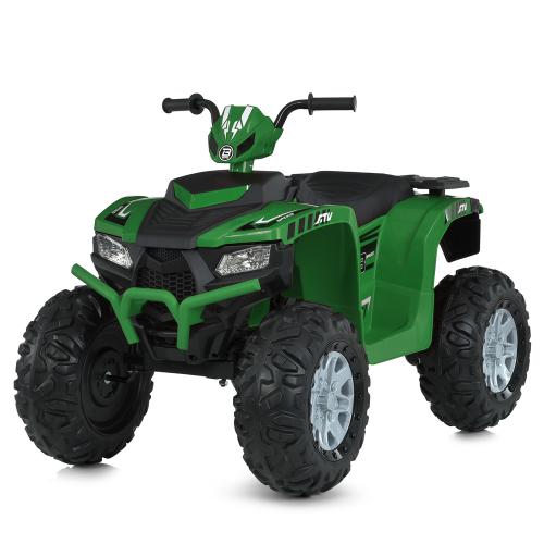 Квадроцикл M 6060EL-5(24V) (1шт) 2*35W, 1*24V5AH, EVA, USB, BLUETOOTH, TF, шкіра, світло, зелений - Vitol Квадроцикл M 6060EL-5(24V) (1шт) 2*35W, 1*24V5AH, EVA, USB, BLUETOOTH, TF, шкіра, світло, зелений
