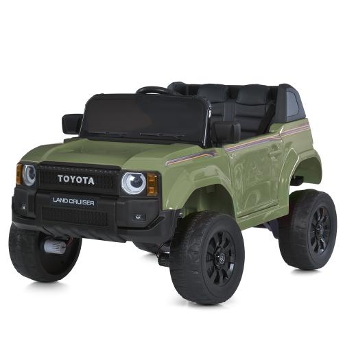 Джип 2155EBLR-10(24V) (1шт) р/к 2,4G, 2*25W/2*35W , 1*24V5AH, EVA, шкіра, темно-зелений - Vitol Джип 2155EBLR-10(24V) (1шт) р/к 2,4G, 2*25W/2*35W , 1*24V5AH, EVA, шкіра, темно-зелений