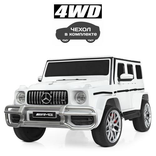 Джип M 4259EBLR-1 (1шт) 2,4G, 4 мотори45W, 2 акум.12V7AH, USB, EVA, шкір.сид. , муз., світло, білий. - Vitol Джип M 4259EBLR-1 (1шт) 2,4G, 4 мотори45W, 2 акум.12V7AH, USB, EVA, шкір.сид. , муз., світло, білий.