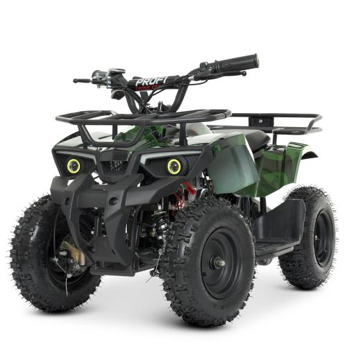 Квадроцикл HB-ATV800AS-10 (1шт) мотор800W, 3акум.12A/12V, швид.22км/год., до65кг., камуфл.зелений. - Vitol Квадроцикл HB-ATV800AS-10 (1шт) мотор800W, 3акум.12A/12V, швид.22км/год., до65кг., камуфл.зелений.