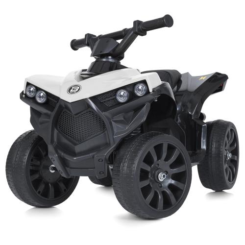 Квадроцикл M 5054EL-1 (1шт) 2мотори45W, 1акум6V4,5AH, муз,світло,EVA, шкіра, білий - Vitol Квадроцикл M 5054EL-1 (1шт) 2мотори45W, 1акум6V4,5AH, муз,світло,EVA, шкіра, білий