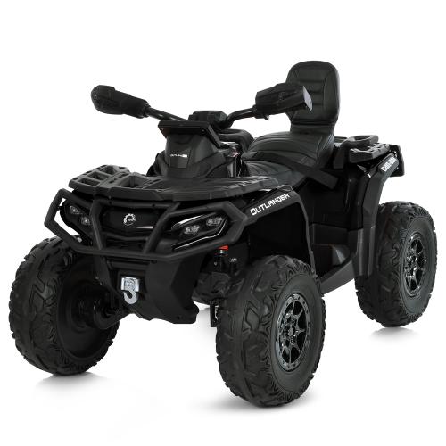 Квадроцикл M 6080EL-2(24V) (1шт) 4мотори200W, 1акум24V7AH, EVA, USB, TF, чорний - Vitol Квадроцикл M 6080EL-2(24V) (1шт) 4мотори200W, 1акум24V7AH, EVA, USB, TF, чорний
