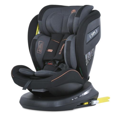 Автокрісло ME 1117 I-CON Melange Midnight Gray (1шт) дитяче, фаза 1,2 (ріст дит.40-150см), i-size, поворот 360?,сірий - Vitol Автокрісло ME 1117 I-CON Melange Midnight Gray (1шт) дитяче, фаза 1,2 (ріст дит.40-150см), i-size, поворот 360?,сірий