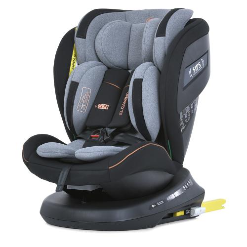 Автокрісло ME 1117 I-CON Melange Ultimate Gray (1шт) дитяче, фаза 1,2 (ріст дит.40-150см), i-size, поворот 360?,сірий - Vitol Автокрісло ME 1117 I-CON Melange Ultimate Gray (1шт) дитяче, фаза 1,2 (ріст дит.40-150см), i-size, поворот 360?,сірий