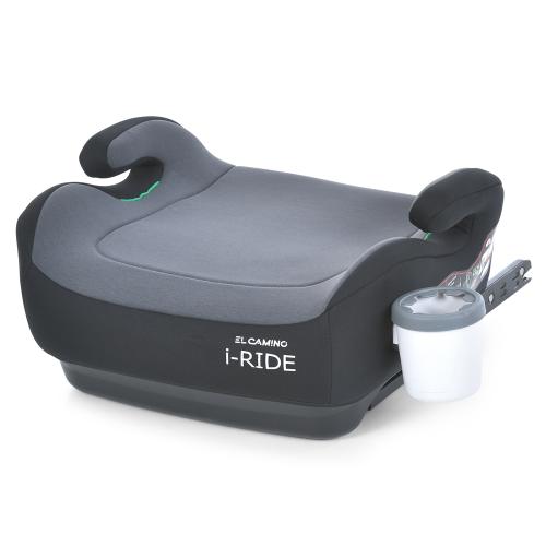 Автокрісло-бустер ME 1147 i-RIDE Stone Black (1шт) дитяче, i-SIZE R129 (125-150 см), isofix, підсклянник, темно-сіре - Vitol Автокрісло-бустер ME 1147 i-RIDE Stone Black (1шт) дитяче, i-SIZE R129 (125-150 см), isofix, підсклянник, темно-сіре