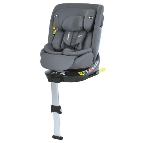 Автокрісло ME 1189 i-HOLD+ Shadow Gray (1шт) дитяче, i-SIZE R129, фаза 1,2 (зріст дит.40-150см), опорна нога, isofix, поворот 360?, сірий - Vitol Автокрісло ME 1189 i-HOLD+ Shadow Gray (1шт) дитяче, i-SIZE R129, фаза 1,2 (зріст дит.40-150см), опорна нога, isofix, поворот 360?, сірий