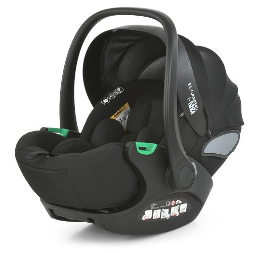Автокрісло дитяче ME 1110 i-FIX Moon Black (1шт) i-SIZE R129, зріст дитини 40-87см, рег.підголівник, 2 ур. Чорн - Vitol Автокрісло дитяче ME 1110 i-FIX Moon Black (1шт) i-SIZE R129, зріст дитини 40-87см, рег.підголівник, 2 ур. Чорн