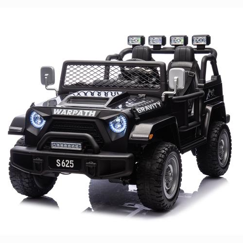 Джип M 6108EBLR-2(24V) (1шт) р/к2,4G, 4мотори90W, 1акум24V7AH,світло,муз,колесаEVA, USB, BLUETOOTH, FM, шкір.сидіння, чорний - Vitol Джип M 6108EBLR-2(24V) (1шт) р/к2,4G, 4мотори90W, 1акум24V7AH,світло,муз,колесаEVA, USB, BLUETOOTH, FM, шкір.сидіння, чорний