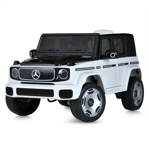 Джип JJ2088EBLR-1-2(4WD) (1шт) 2,4G, передн.2*25W, задн.2*35W, 1аккум*12V9AH, колесаEVA, шкір.сид, біло-чорний - Vitol Джип JJ2088EBLR-1-2(4WD) (1шт) 2,4G, передн.2*25W, задн.2*35W, 1аккум*12V9AH, колесаEVA, шкір.сид, біло-чорний