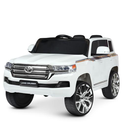 Джип JJ2022EBLR-1 (1шт) 2,4G, акум1*12V7AH, 2мотор35W, муз, EVA, USB, MP3, шкіра, білий - Vitol Джип JJ2022EBLR-1 (1шт) 2,4G, акум1*12V7AH, 2мотор35W, муз, EVA, USB, MP3, шкіра, білий