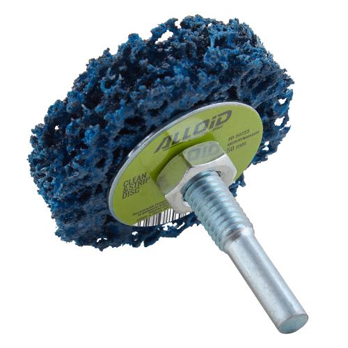 Alloid. Круг зачистной "коралл" с держателем для дрели 50мм (синий) - Vitol Alloid. Круг зачистной "коралл" с держателем для дрели 50мм (синий)