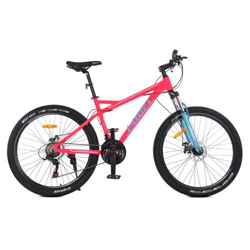 Велосипед 26 d.G26BELLE A26.1 (1шт)алюм. рама 17",SHIMANO 21SP, алюм.DB,FW TZ500,малиново-бірюзовий - Vitol Велосипед 26 d.G26BELLE A26.1 (1шт)алюм. рама 17",SHIMANO 21SP, алюм.DB,FW TZ500,малиново-бірюзовий