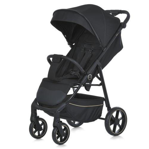 Коляска дитяча ME 1113-2 FIJI Black Matt (1шт) прогулянкова, регул.ручка, москітна сітка, алюмин, чорний - Vitol Коляска дитяча ME 1113-2 FIJI Black Matt (1шт) прогулянкова, регул.ручка, москітна сітка, алюмин, чорний