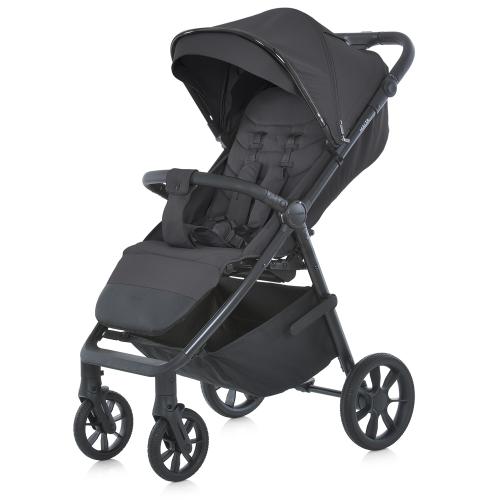 Коляска дитяча ME 1182 MALTA Black Onyx (1шт) прогулянкова, регул.ручка, москітна сітка, дощовик, підстак., чохол, алюмін., чорний - Vitol Коляска дитяча ME 1182 MALTA Black Onyx (1шт) прогулянкова, регул.ручка, москітна сітка, дощовик, підстак., чохол, алюмін., чорний