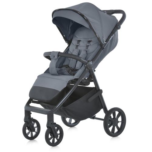 Коляска дитяча ME 1182 MALTA Iron Gray (1шт) прогулянкова, регул.ручка, москітна сітка, дощовик, підстак., чохол, алюмін., сірий - Vitol Коляска дитяча ME 1182 MALTA Iron Gray (1шт) прогулянкова, регул.ручка, москітна сітка, дощовик, підстак., чохол, алюмін., сірий