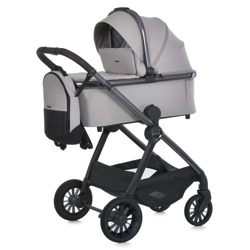 Коляска універсальна 2в1 ME 1183 RIVIERA Cloud Beige (1шт) люлька+прогул. блок, рюкзак, дощовик, моск.сітка, адаптери для люльки, бежевий - Vitol Коляска універсальна 2в1 ME 1183 RIVIERA Cloud Beige (1шт) люлька+прогул. блок, рюкзак, дощовик, моск.сітка, адаптери для люльки, бежевий