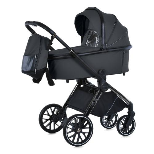 Коляска універсальна 2в1 ME 1124-2 PRESTIGE Magnet Gray (1шт) люлька+прогул.блок,хром.рама, 2 дощовика, моск.сітка,рюкзак,алюмин, темно-сірий - Vitol Коляска універсальна 2в1 ME 1124-2 PRESTIGE Magnet Gray (1шт) люлька+прогул.блок,хром.рама, 2 дощовика, моск.сітка,рюкзак,алюмин, темно-сірий
