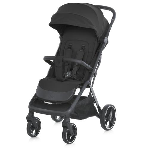 Коляска дитяча ME 1127-B BEYA Black (1шт) прогулянкова, до 22 кг, PU колеса 17,5 / 22,5 см, чохол, чорний - Vitol Коляска дитяча ME 1127-B BEYA Black (1шт) прогулянкова, до 22 кг, PU колеса 17,5 / 22,5 см, чохол, чорний