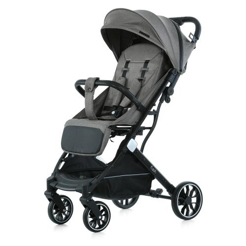 Коляска дитяча M 5727-1 FLASH Chocolate (1шт) прогулянкова,регул.ручка, алюміній, коричневий - Vitol Коляска дитяча M 5727-1 FLASH Chocolate (1шт) прогулянкова,регул.ручка, алюміній, коричневий