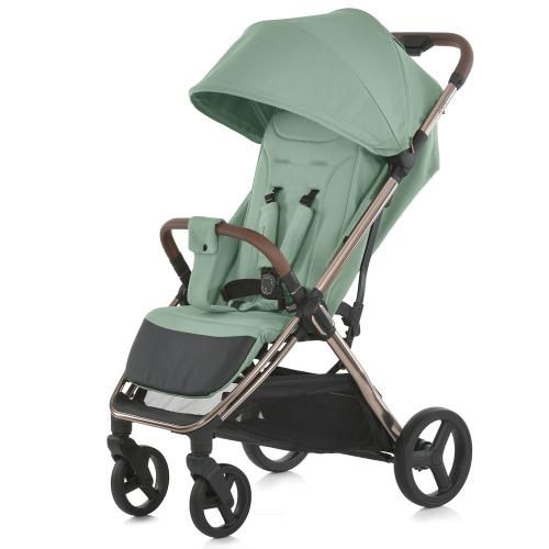 Коляска дитяча ME 1192 AXIS Sage Green (1шт) прогулянкова, до 22 кг, PU колеса 16,5 / 23 см, регул.ручка, чохол, зелений - Vitol Коляска дитяча ME 1192 AXIS Sage Green (1шт) прогулянкова, до 22 кг, PU колеса 16,5 / 23 см, регул.ручка, чохол, зелений