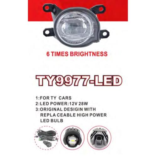 Фары доп.модель Toyota Cars 2019-/TY9977-LED/12V28W/эл.проводка - Vitol Фары доп.модель Toyota Cars 2019-/TY9977-LED/12V28W/эл.проводка