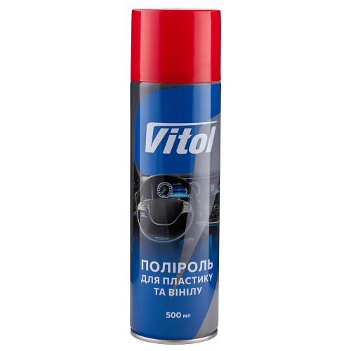 Полироль для пластика и винила VITOL 500 мл Полуничні віражі - Vitol Полироль для пластика и винила VITOL 500 мл Полуничні віражі