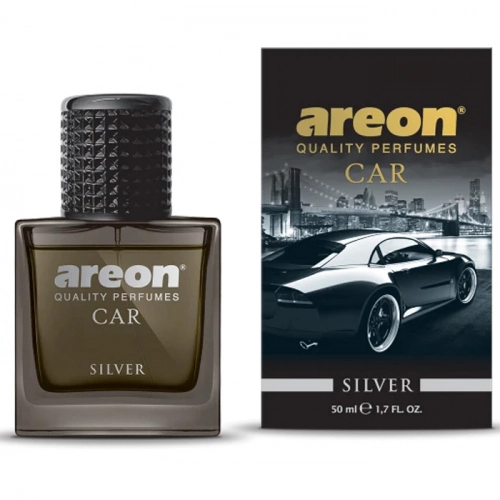   AREON CAR Perfume 50ml Glass Silver