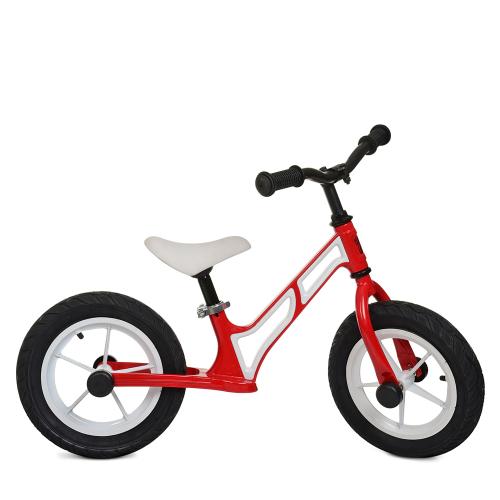 Біговел PROFI KIDS 12 д. HUMG1207A-2 (1шт) магн.рама,кол.гума,алюм.обід,ексцентрик керма,сид.,SKD50%,черв.-білий - Vitol Біговел PROFI KIDS 12 д. HUMG1207A-2 (1шт) магн.рама,кол.гума,алюм.обід,ексцентрик керма,сид.,SKD50%,черв.-білий