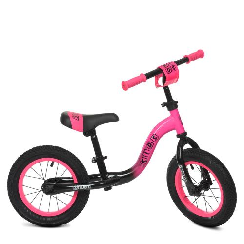 Біговел PROFI KIDS 12 д. ML1201A-4 (1шт) сталева рама,гум.кол.,алюм.обід,ексцен.керма,сидін.,SKD50%,рож.-чорний - Vitol Біговел PROFI KIDS 12 д. ML1201A-4 (1шт) сталева рама,гум.кол.,алюм.обід,ексцен.керма,сидін.,SKD50%,рож.-чорний