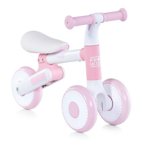 Біговел дитячий PROFI KIDS 6 д. MBB 1013-2 (1шт) 3 кол EVA,стальн.рама,склад., біло-рожевий - Vitol Біговел дитячий PROFI KIDS 6 д. MBB 1013-2 (1шт) 3 кол EVA,стальн.рама,склад., біло-рожевий