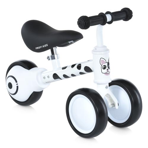 Біговел дитячий PROFI KIDS 6 д. MBB 1016-4D (1шт) 3 кол EVA,стальн.рама, біло-чорний бульдог - Vitol Біговел дитячий PROFI KIDS 6 д. MBB 1016-4D (1шт) 3 кол EVA,стальн.рама, біло-чорний бульдог