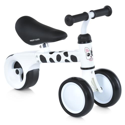 Біговел дитячий PROFI KIDS 6 д. MBB 1018-4D (1шт) 3 кол EVA,стальн.рама, біло-чорний бульдог - Vitol Біговел дитячий PROFI KIDS 6 д. MBB 1018-4D (1шт) 3 кол EVA,стальн.рама, біло-чорний бульдог