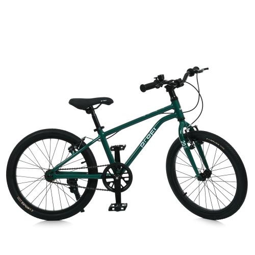 Велосипед дитячий 20д. PROF1 MB 20LIGHTY RAIN FOREST (1шт) LIGHTY,SKD85,алюм. рама,кермо, торм,обода,підніжка,темно-зелений - Vitol Велосипед дитячий 20д. PROF1 MB 20LIGHTY RAIN FOREST (1шт) LIGHTY,SKD85,алюм. рама,кермо, торм,обода,підніжка,темно-зелений