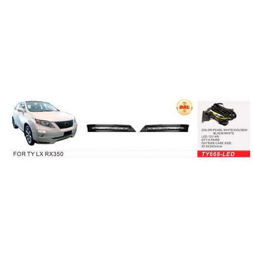  . Lexus RX 350 2009-12/TY668-LED-Black/DRL-12V4W/.