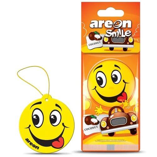 Освежитель воздуха AREON сухой листик Smile Dry Coconut - Vitol Освежитель воздуха AREON сухой листик Smile Dry Coconut