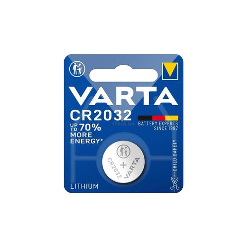 Батарейка VARTA літієва CR2032, 3V, 1 шт. в блістері - Vitol Батарейка VARTA літієва CR2032, 3V, 1 шт. в блістері