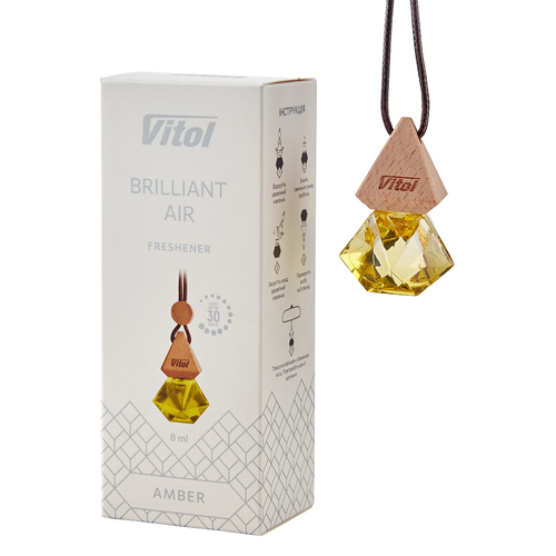 Освежитель воздуха Vitol Brilliant Air Amber 8мл - Vitol Освежитель воздуха Vitol Brilliant Air Amber 8мл