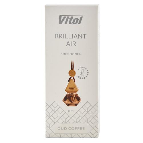 Освежитель воздуха Vitol Brilliant Air Oud Coffee 8мл - Vitol Освежитель воздуха Vitol Brilliant Air Oud Coffee 8мл