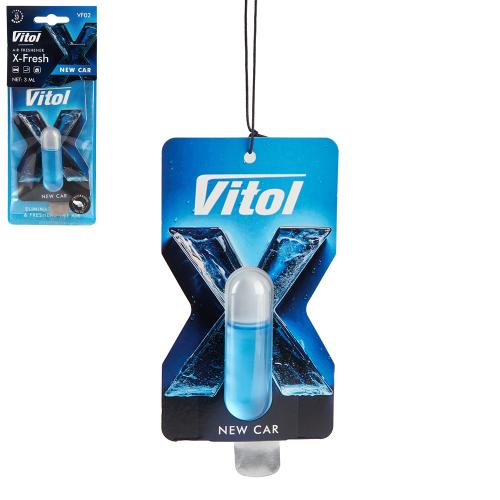 Освежитель воздуха Vitol X-Fresh подвесной New Car - Vitol Освежитель воздуха Vitol X-Fresh подвесной New Car