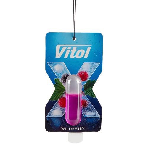 Освежитель воздуха Vitol X-Fresh подвесной Wildberry - Vitol Освежитель воздуха Vitol X-Fresh подвесной Wildberry