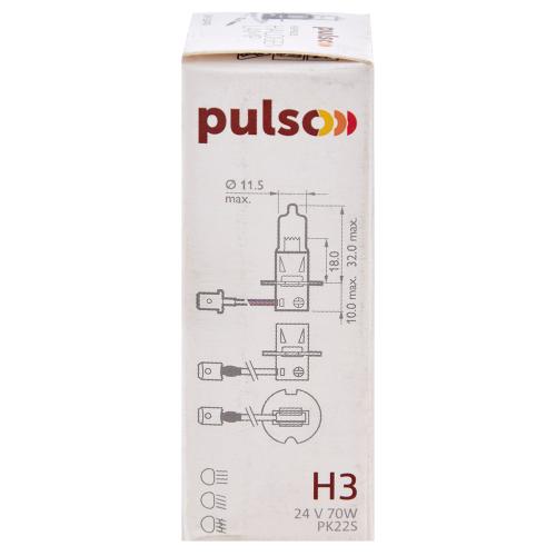  PULSO/ H3/PK22S 24v70w clear/c/box
