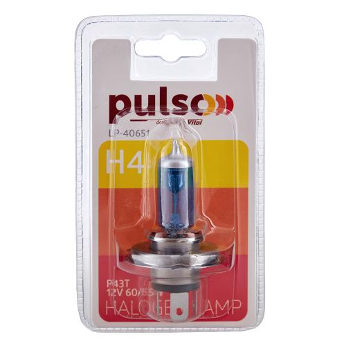  PULSO/ H4/P43T 12v60/55w super white/