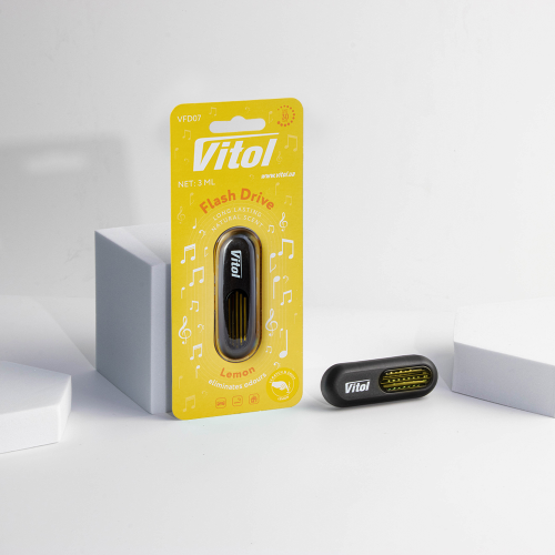 Освіжувач повітря Vitol Flash Drive Lemon - Vitol Освіжувач повітря Vitol Flash Drive Lemon