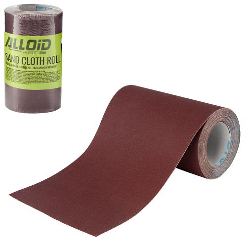 Alloid. Наждачная бумага на тканевой основе, 115мм х 5м, зерно 320 - Vitol Alloid. Наждачная бумага на тканевой основе, 115мм х 5м, зерно 320
